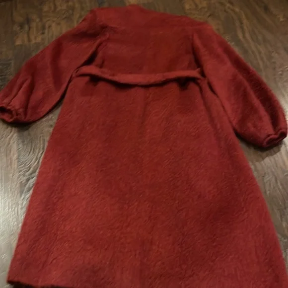 Vintage Dark Red Coat- New York Made is USA - Picture 9 of 11